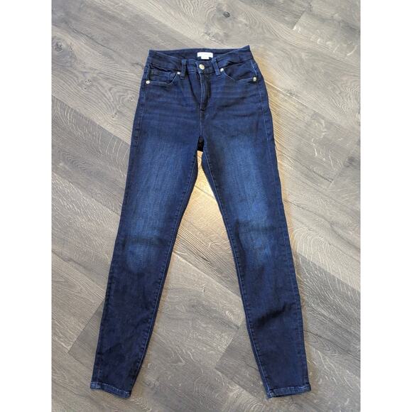 Good American Skinny Jeans Sz 2 / 26 Dark Wash - Picture 1 of 5